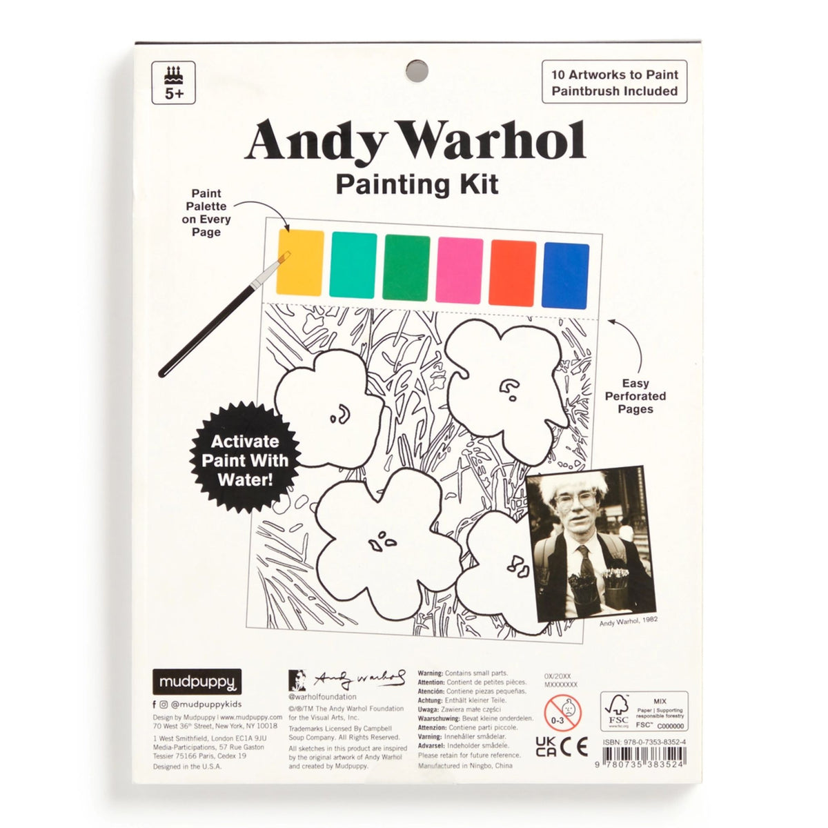 Andy Warhol Watercolor Painting Kit
