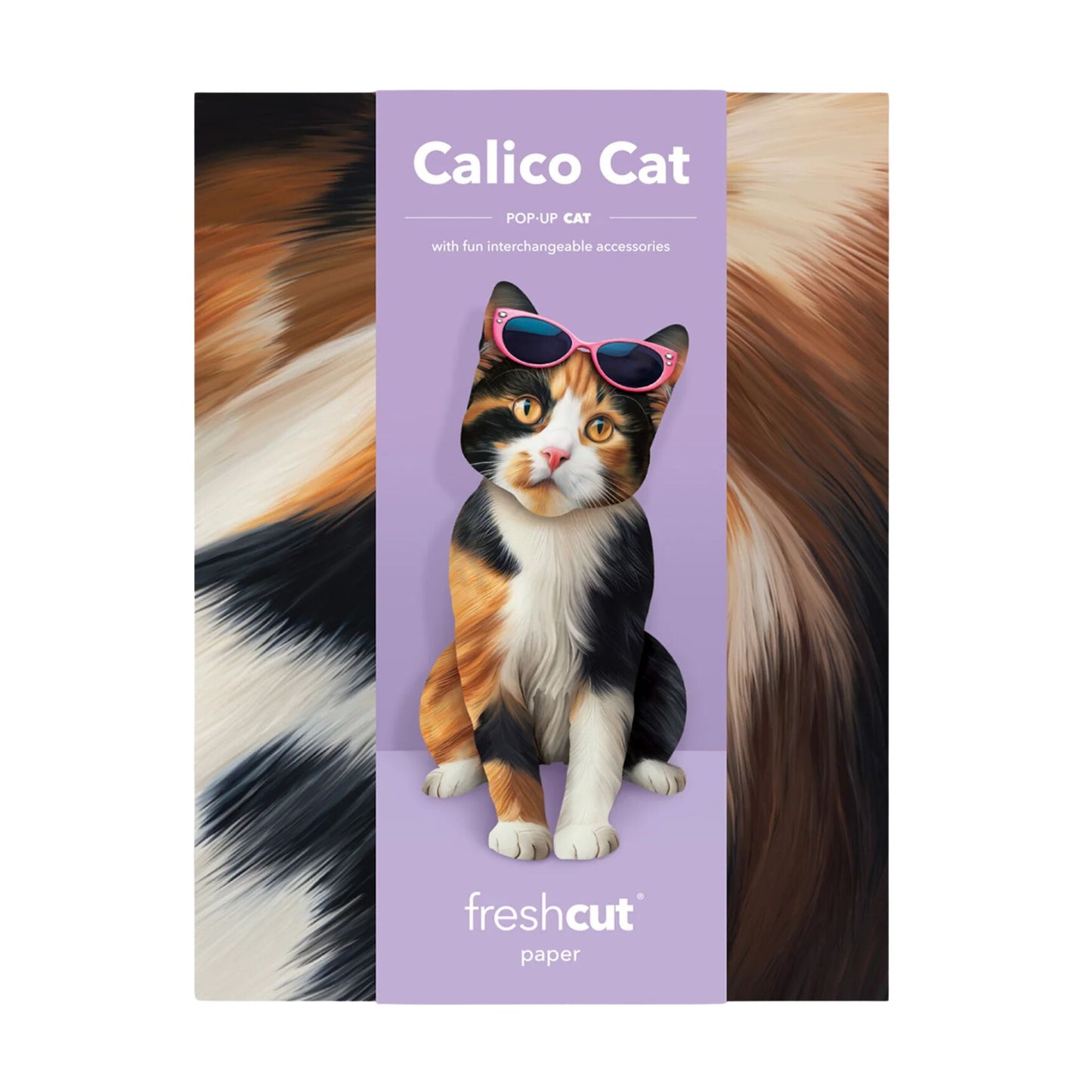 Calico Cat - Greeting Pop Up