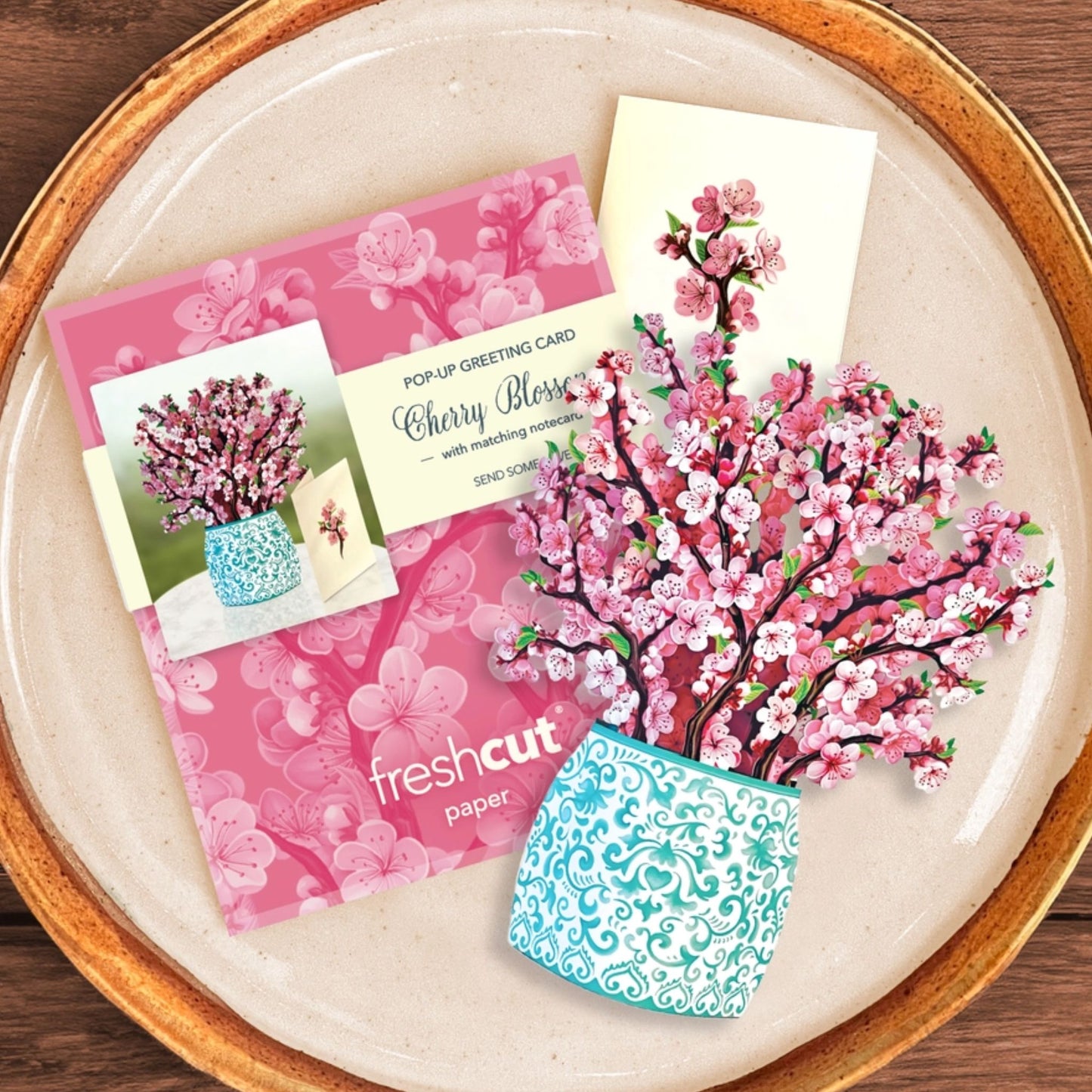 Cherry Blossoms pop-up Flower Card
