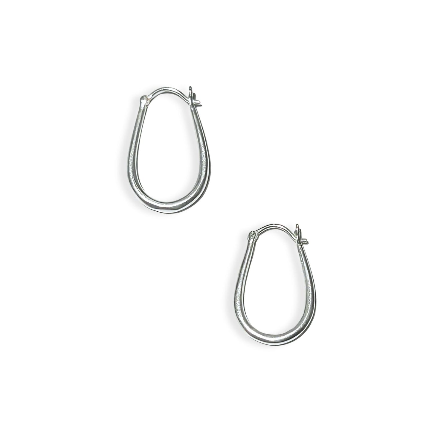 Ellipse Hoop Earrings