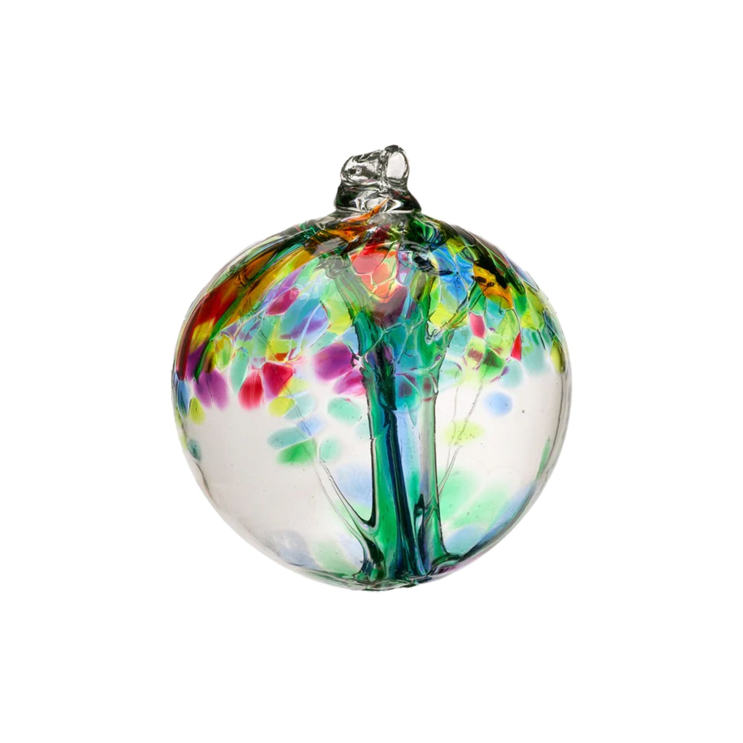 Family colorful orb 2 inch ornament