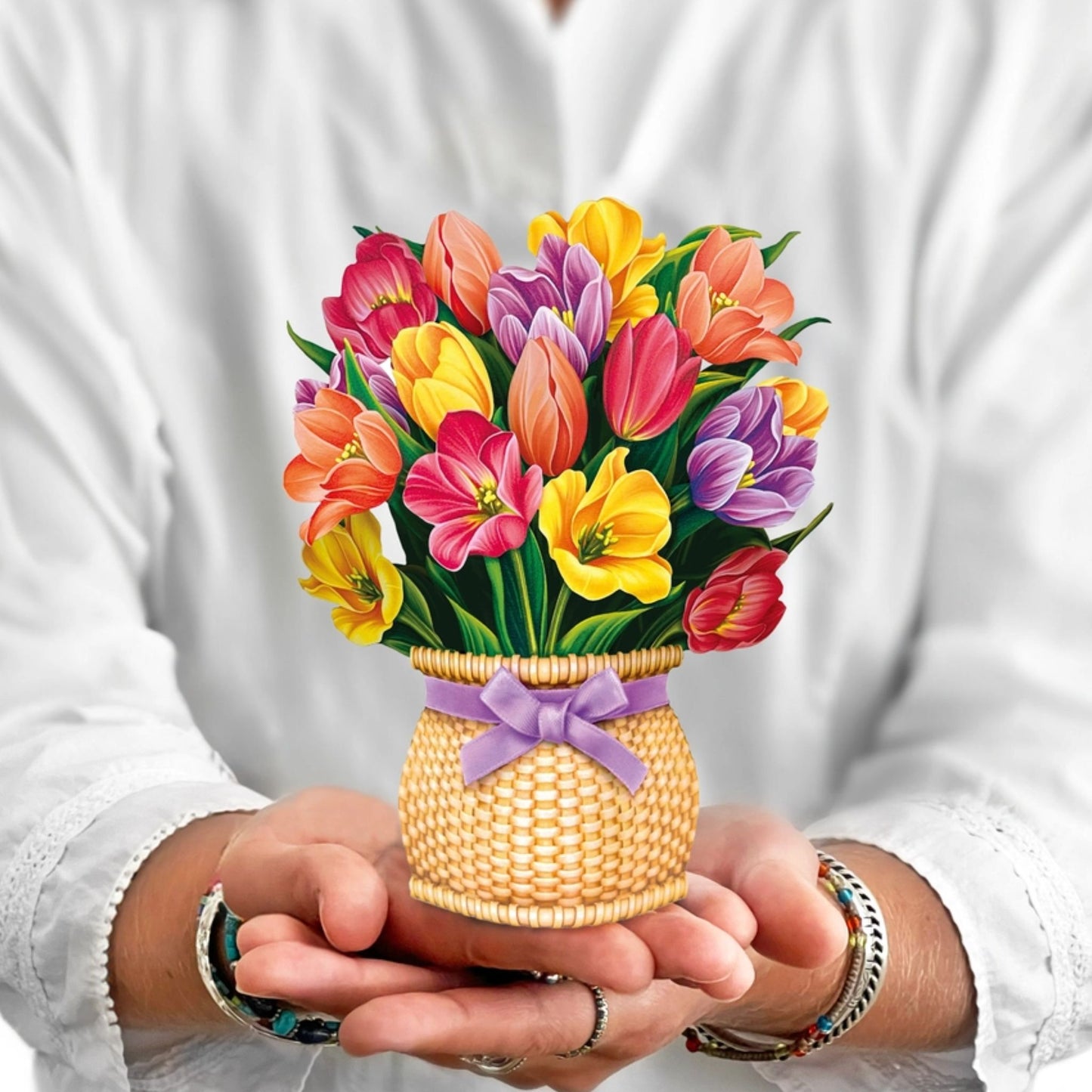 Festive Tulips - Mini Card