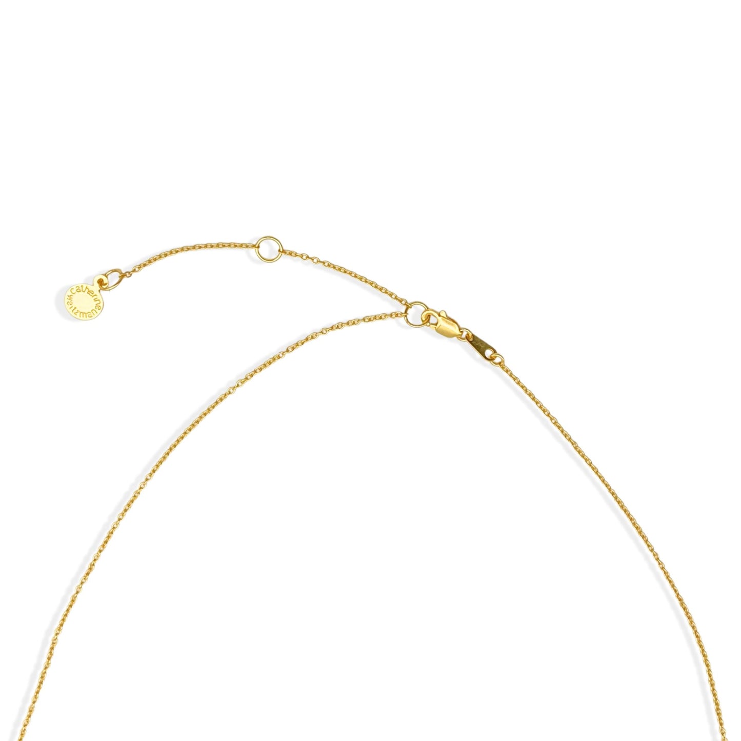 Floral Bouquet 18 k Gold Necklace