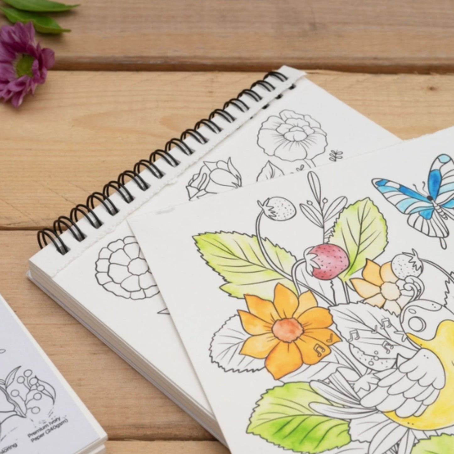 Floral Coloring Book