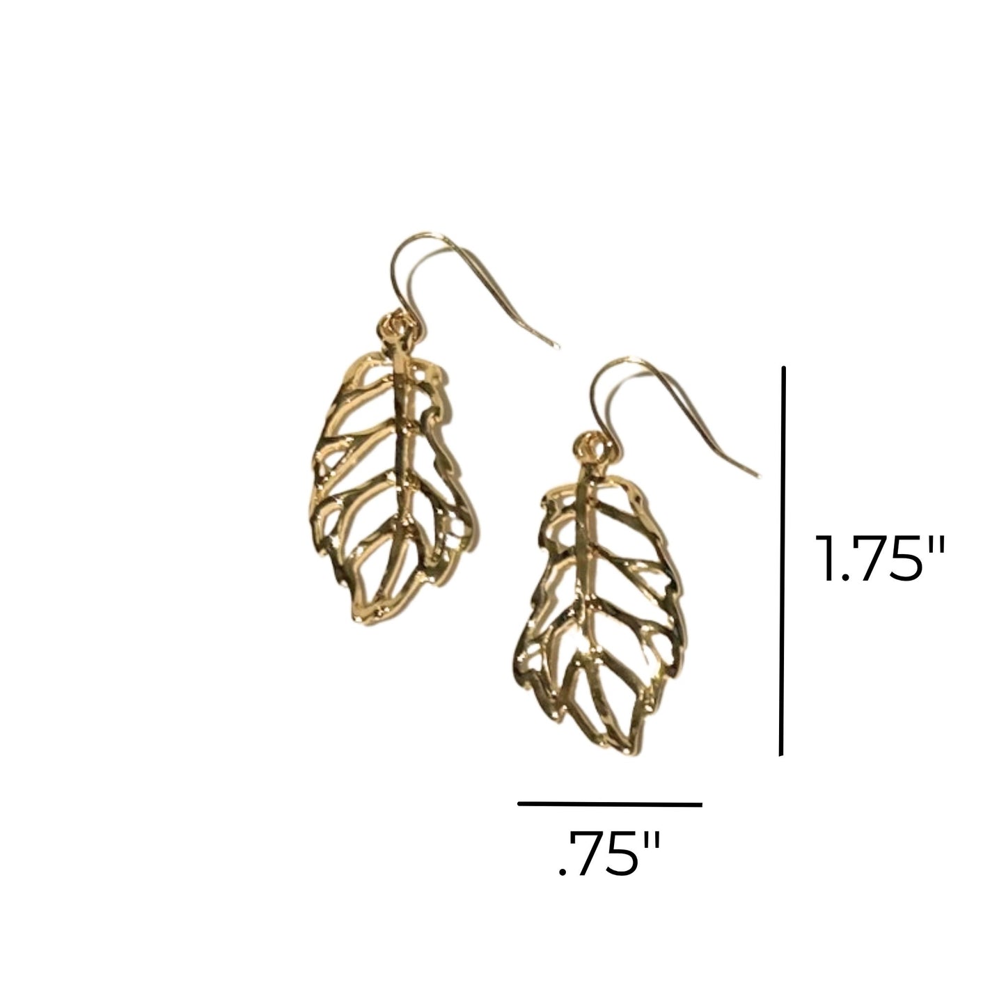 Gold Fall Leaves Earrings