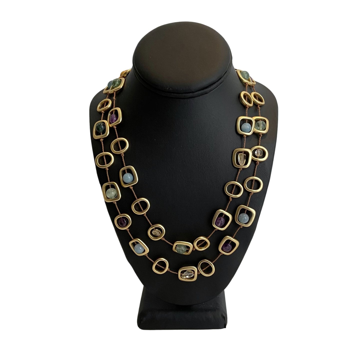 Gold Geo Necklace
