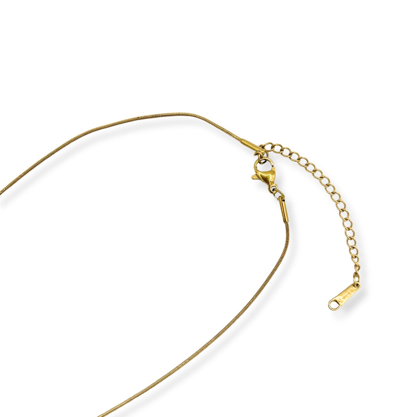 Gold Horse Shoe Adjustable Necklace