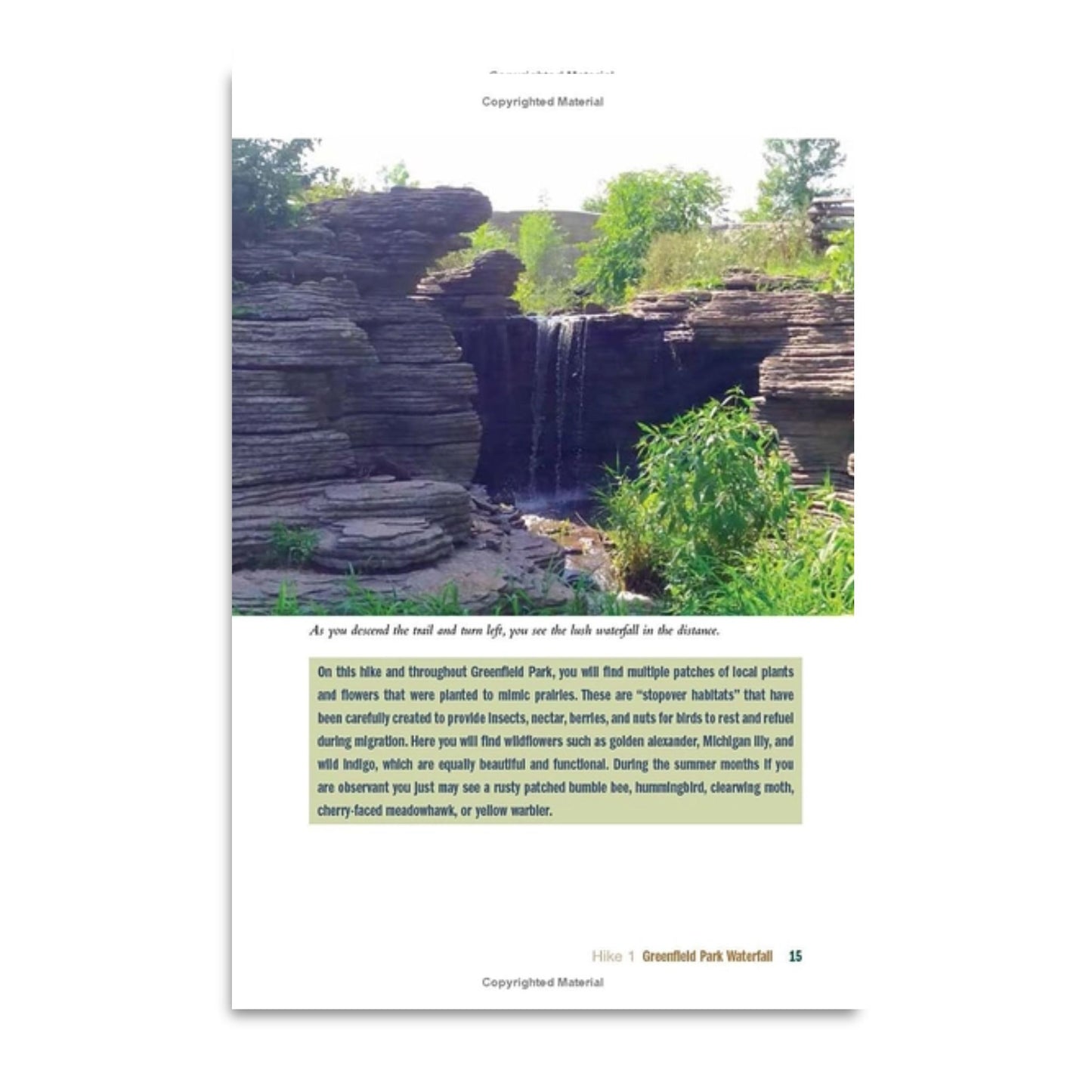 Hiking Waterfalls Wisconsin Soft Cover Guide