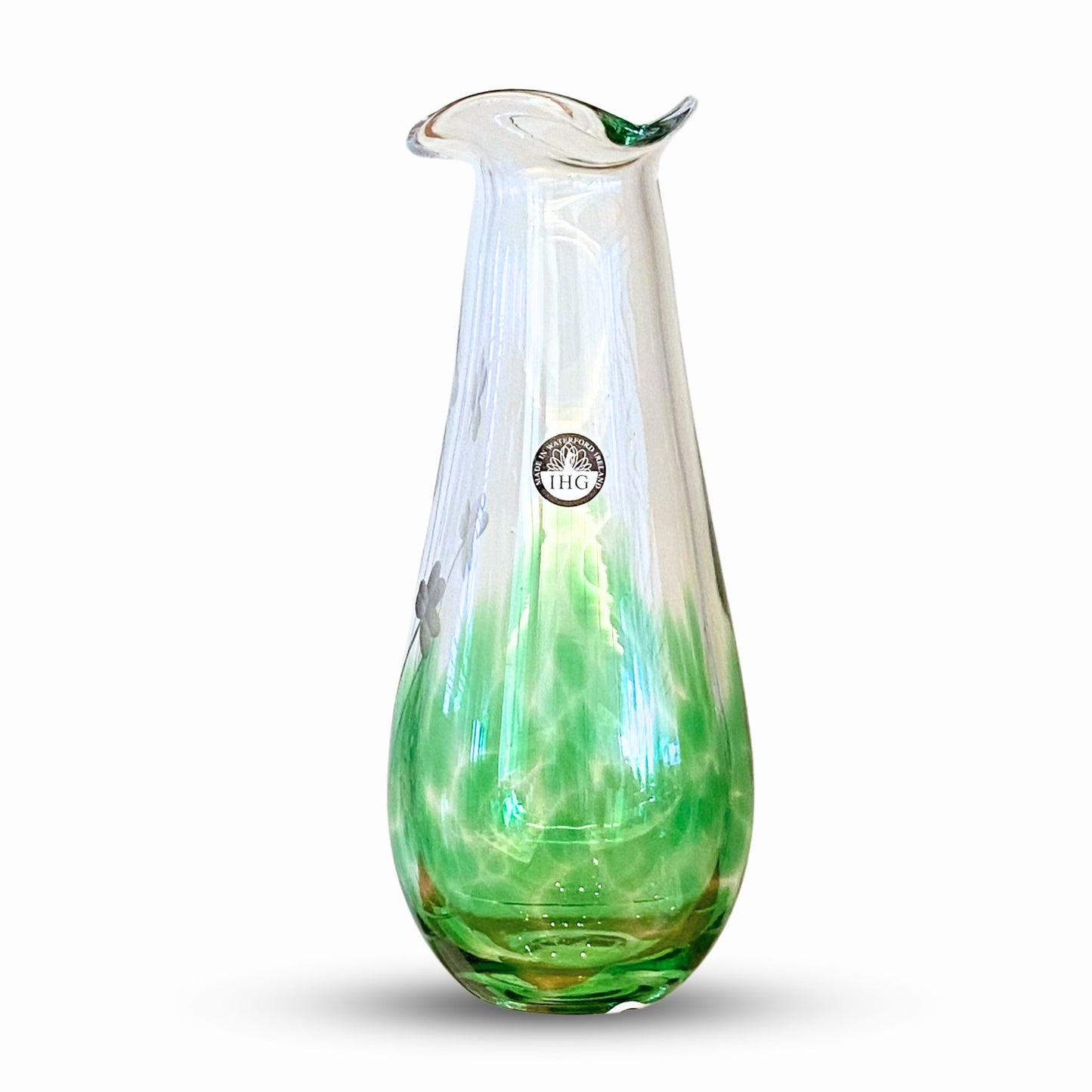 Irish Shamrock Bud Vase