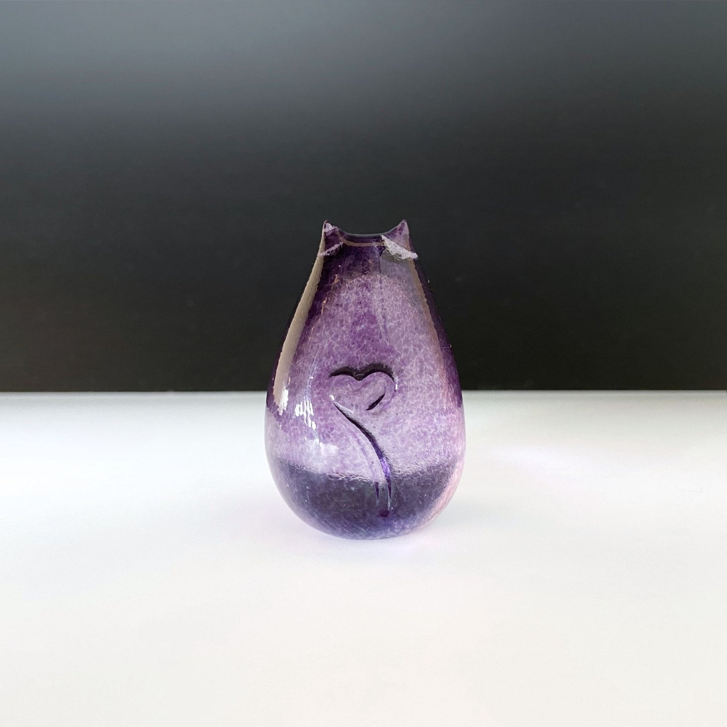 Love Cat Grape Glass paperweight decoration
