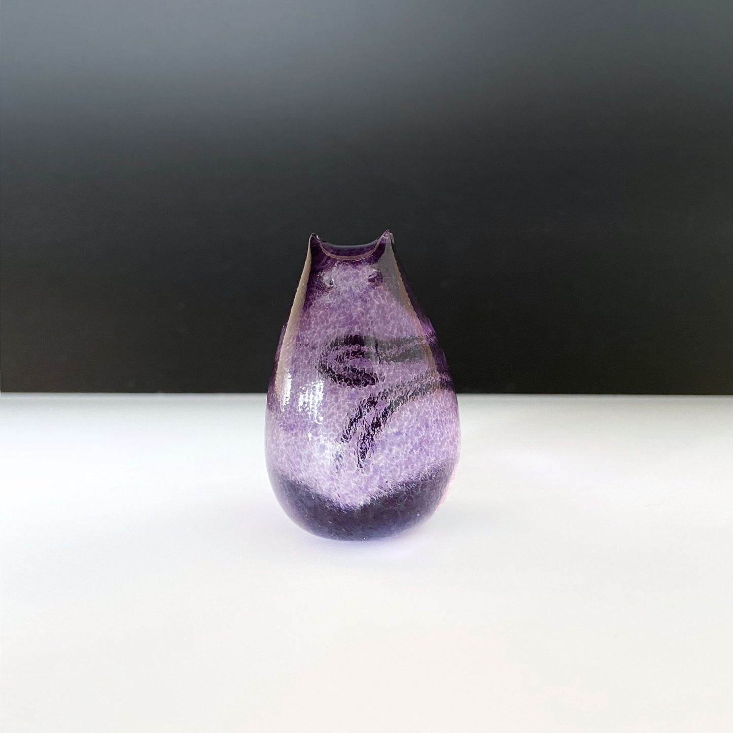 Love Cat Grape Glass Cat