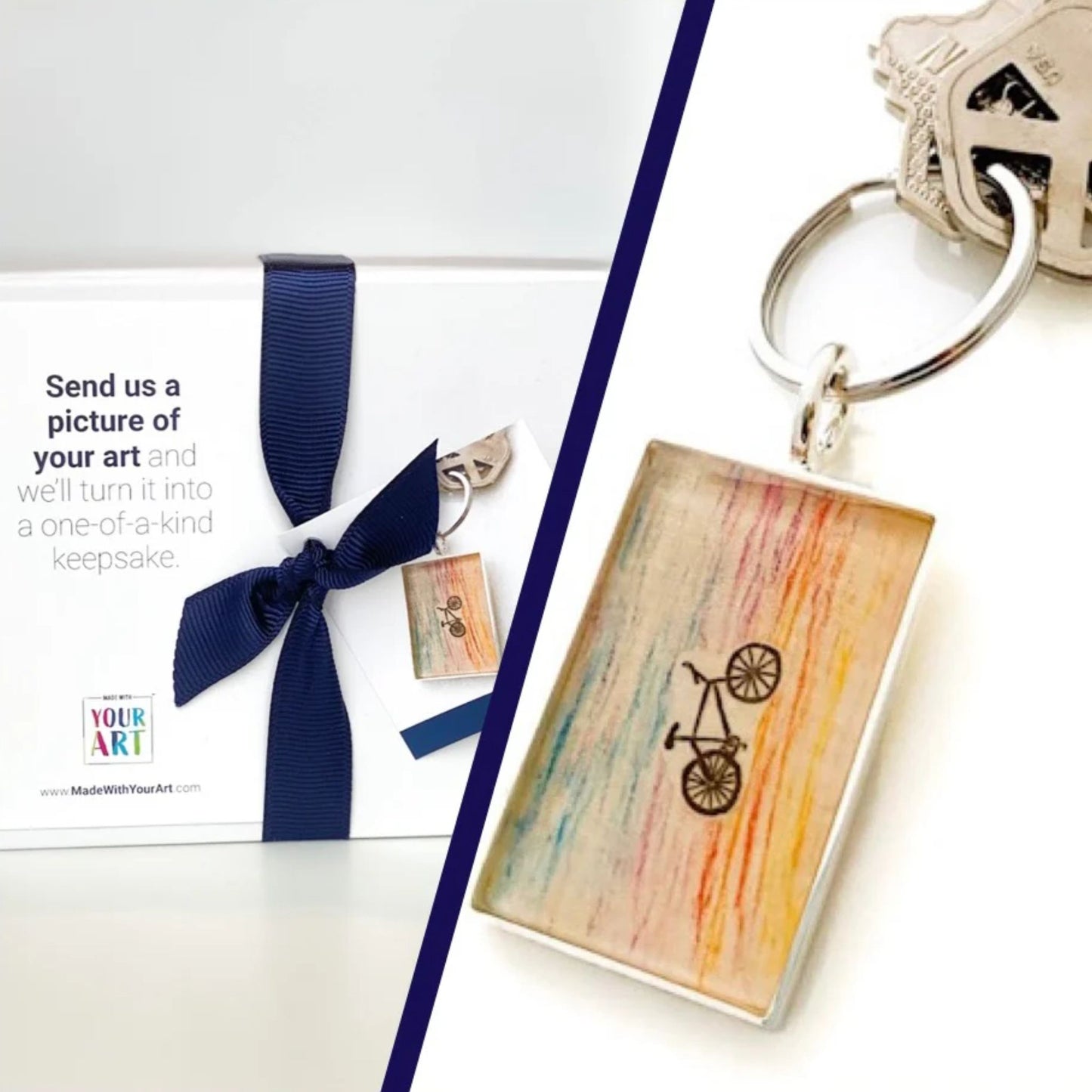 Made with your art - Custom Keepsake Necklace Gift