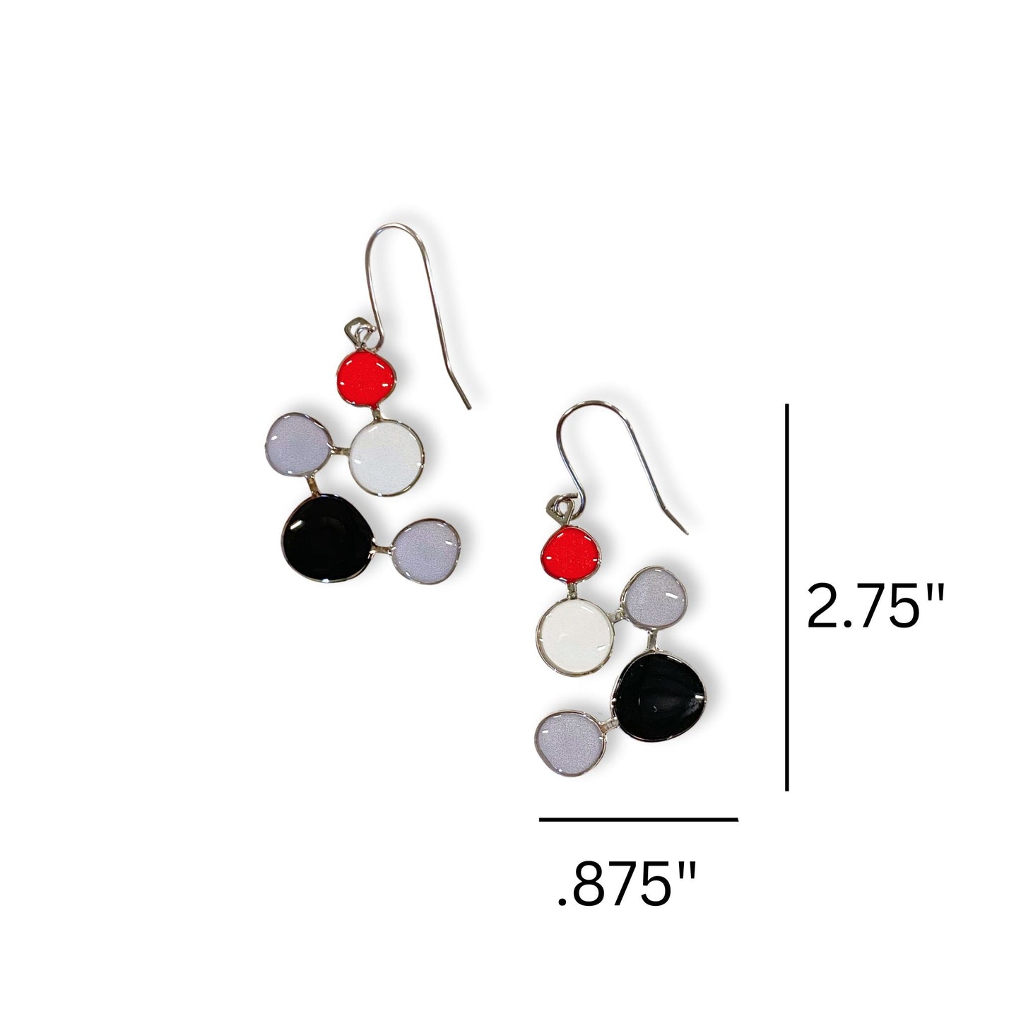 Mid Century Drop Style Earring Set