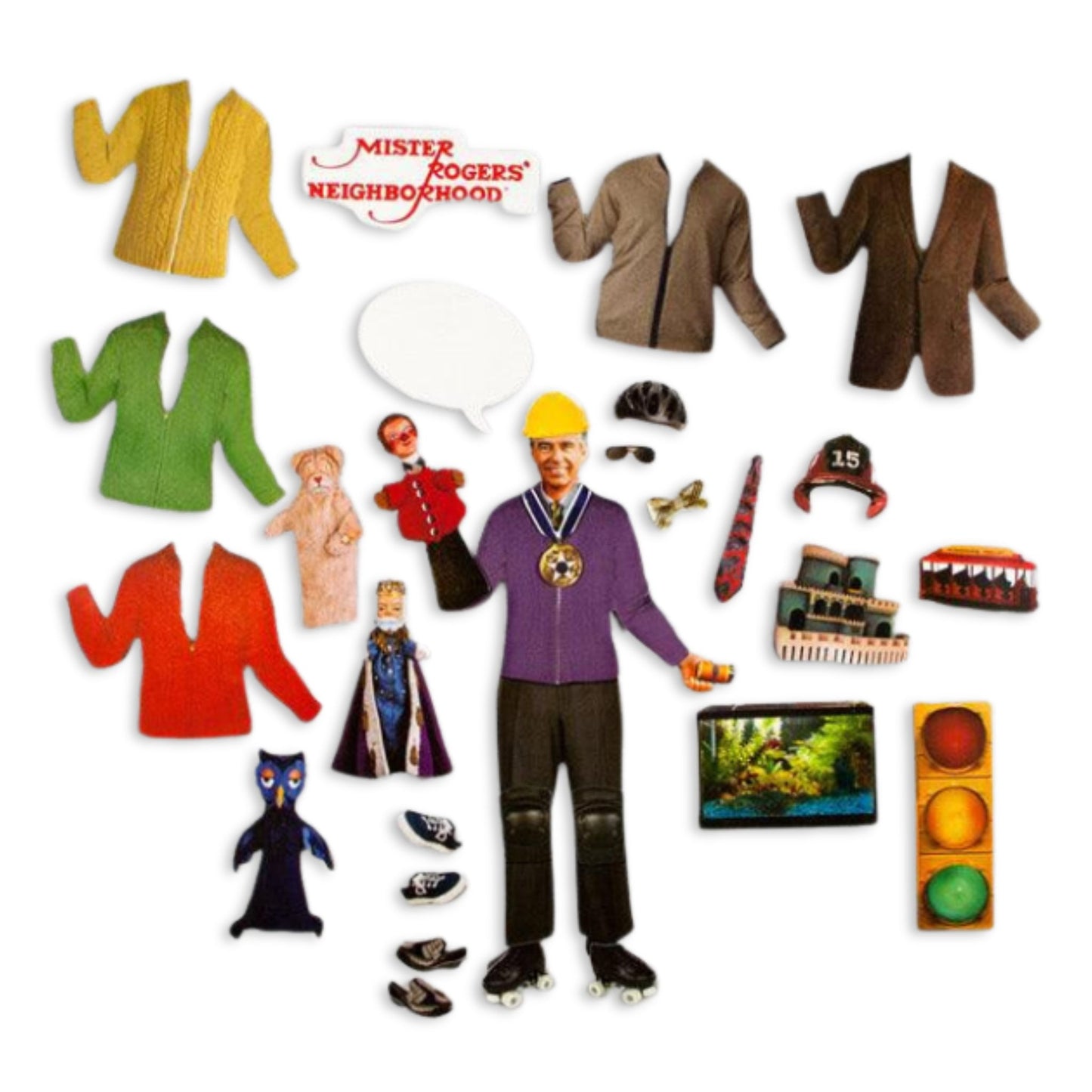 Mister Rogers Magnetic Dress up set