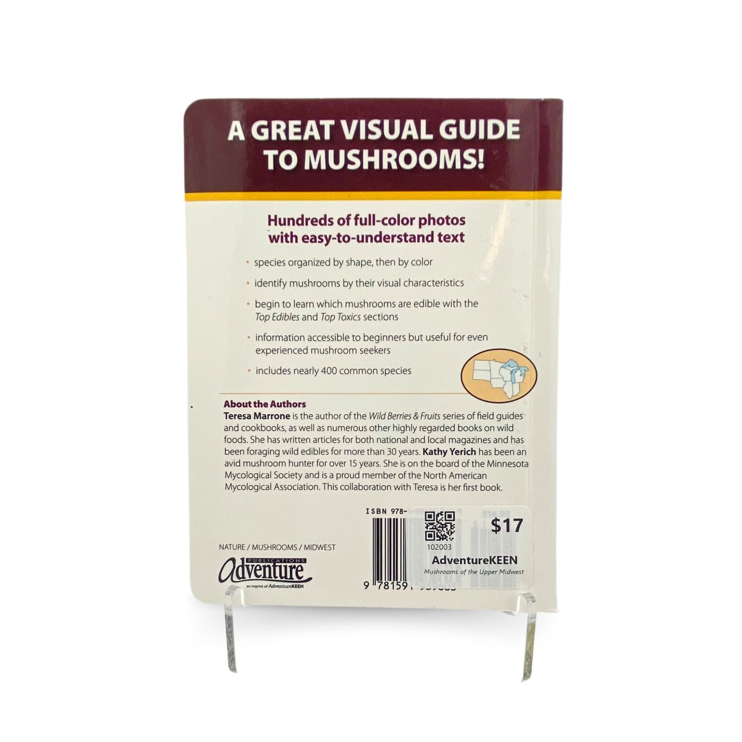 Mushroom of the Midwest wisconsin guide book