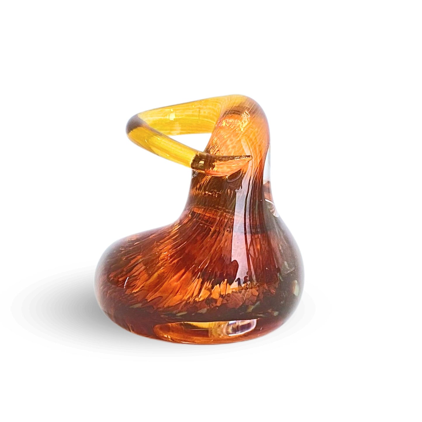 Pen Holder - Amber Weston Glass