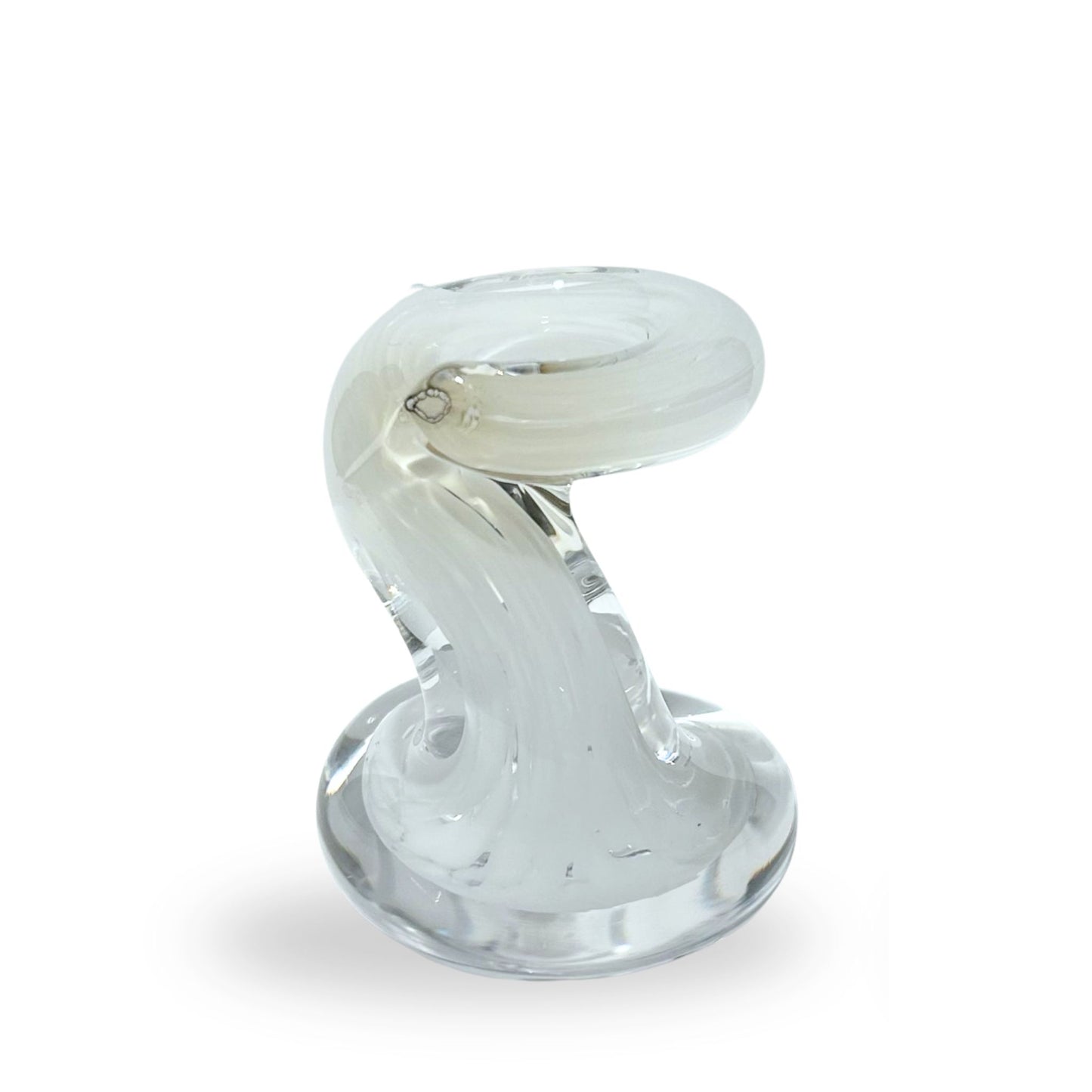 Pen Holder - Opal White Glass Office Present
