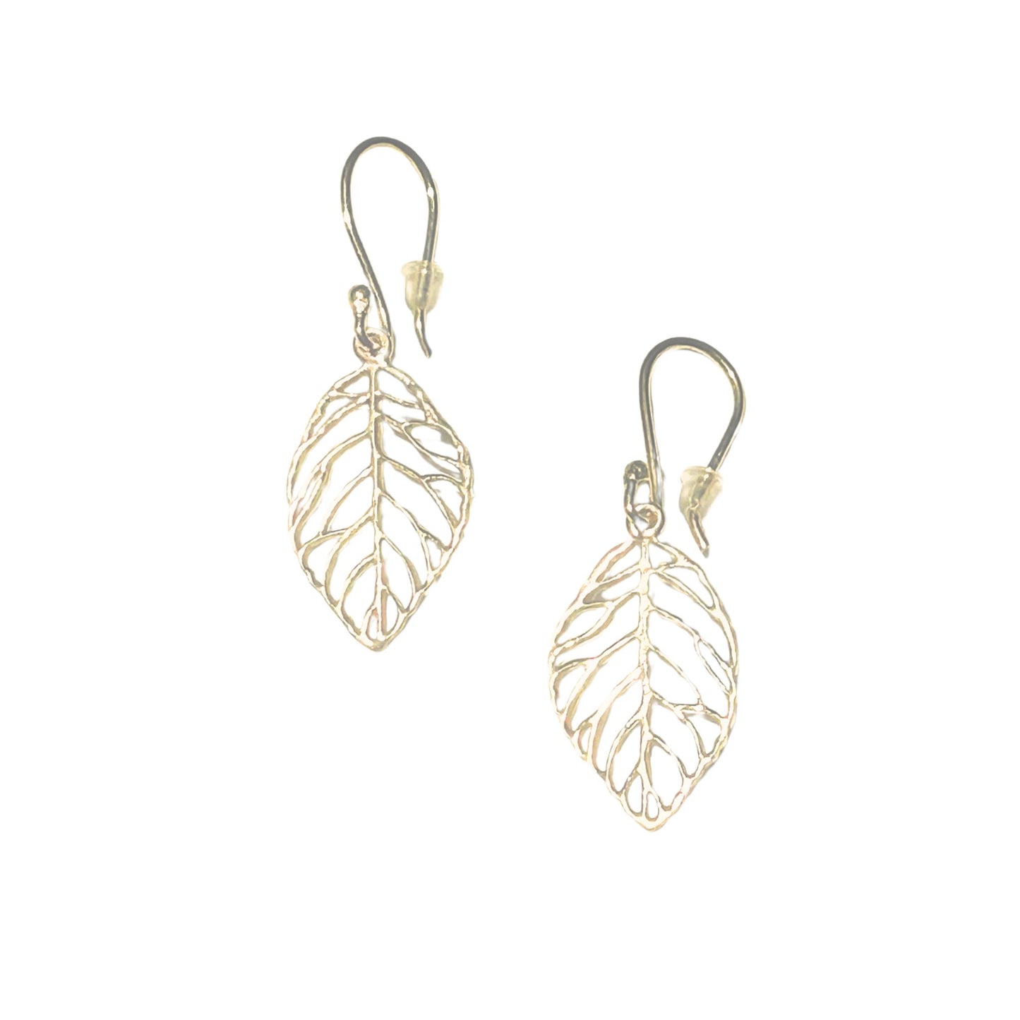 Skeleton Leaf Drop Earring