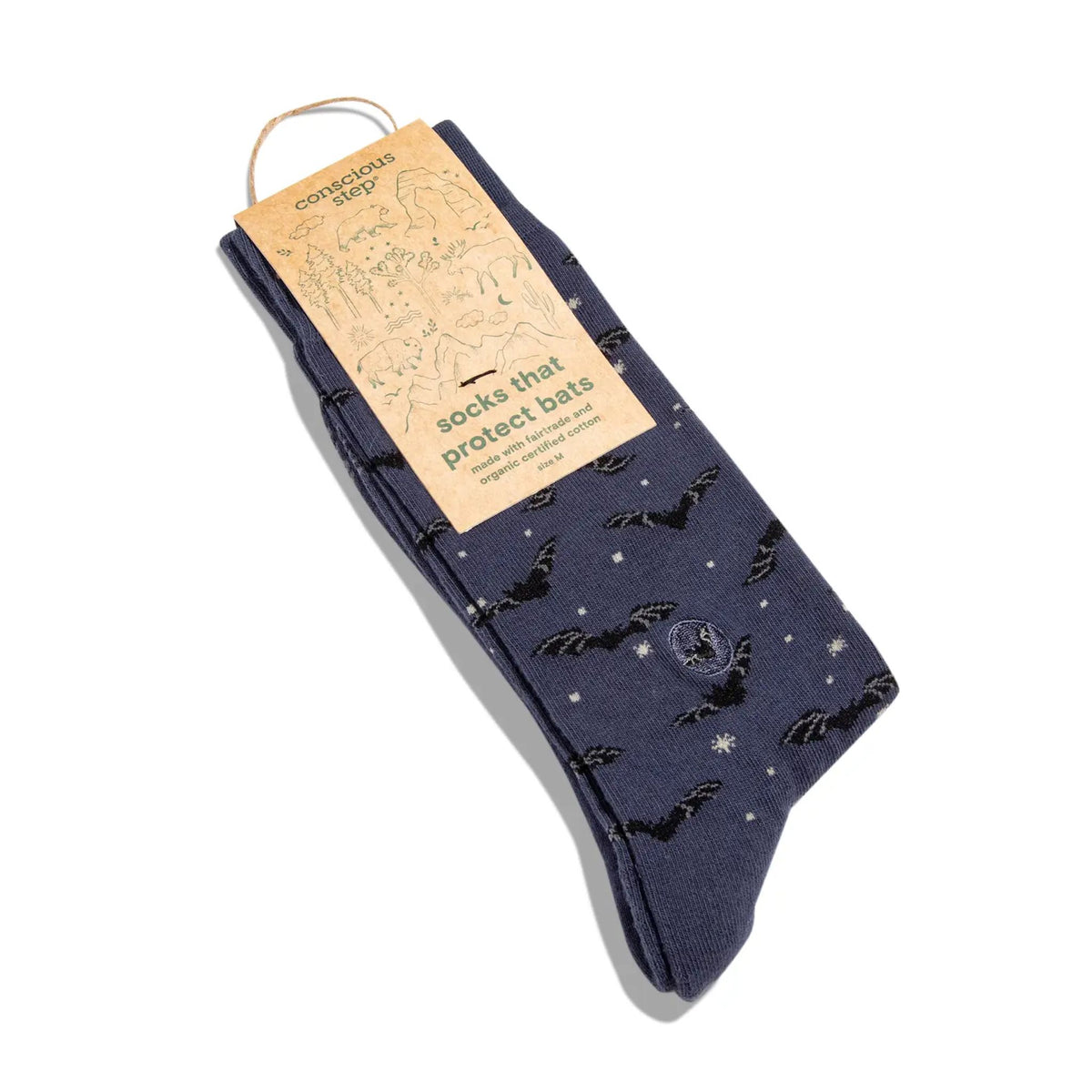 Socks that Protect Bats - navy blue