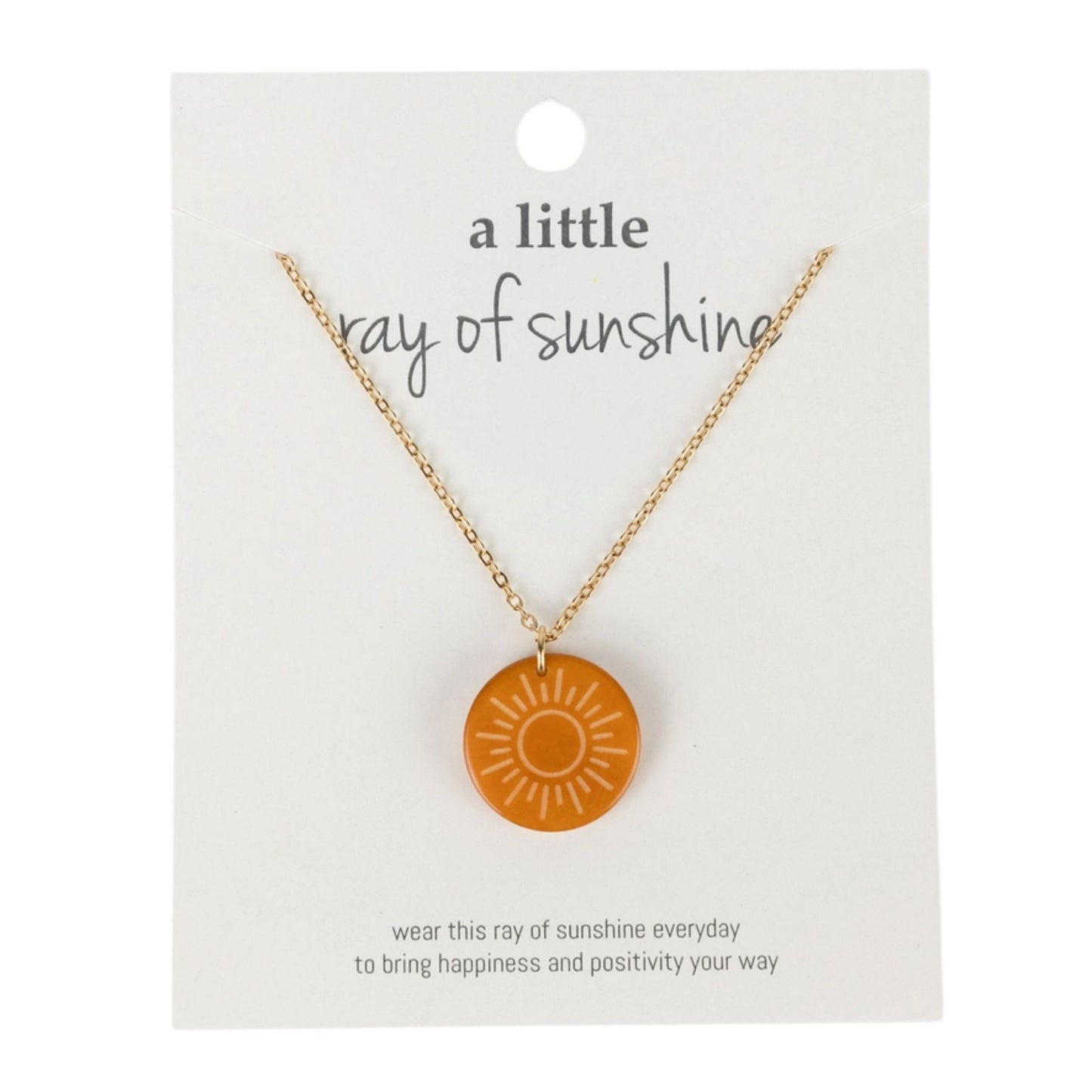 Sun Shine Necklace Gold