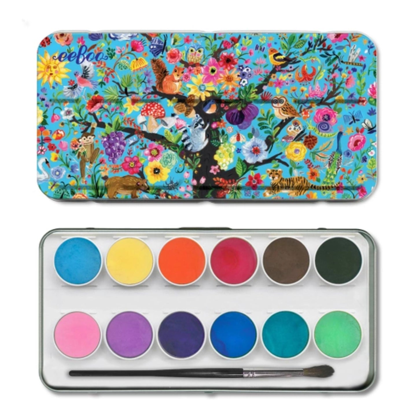 Tree of life watercolor paint set