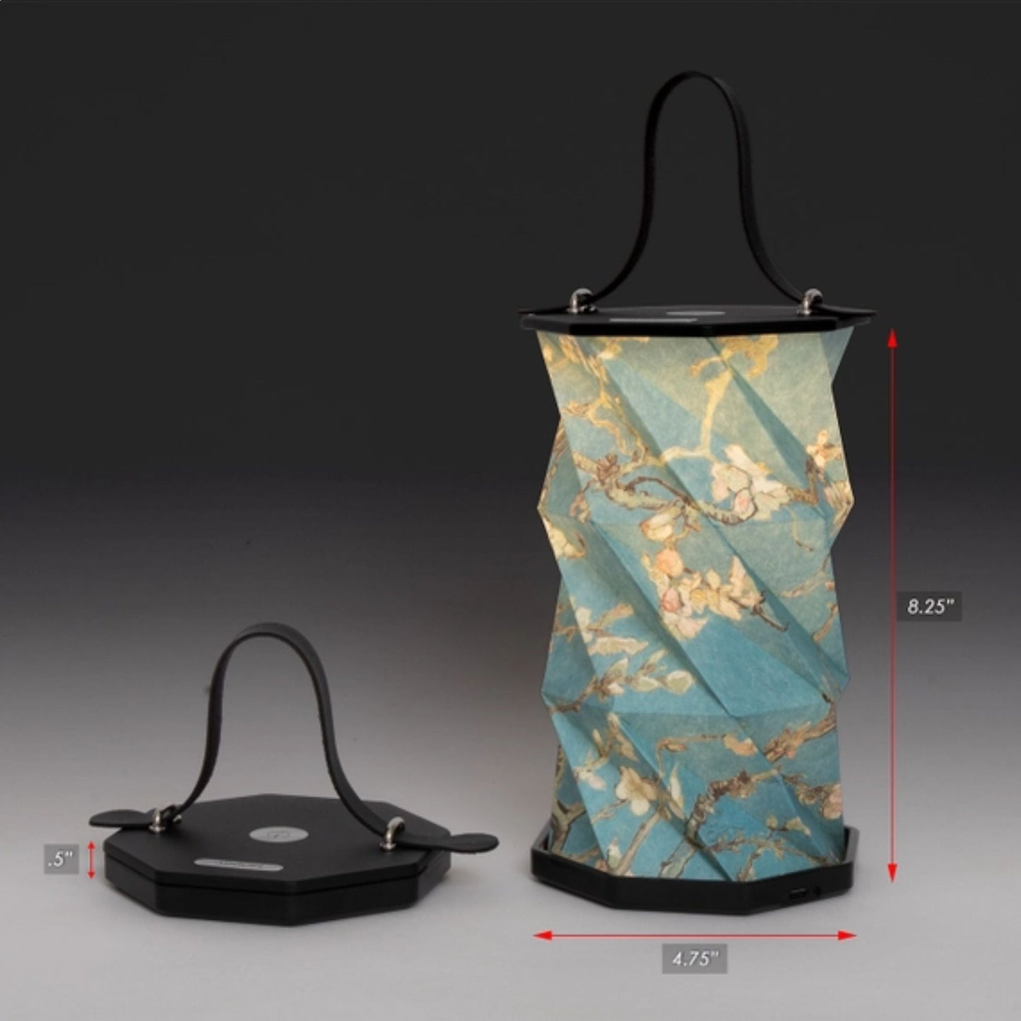 Van Gogh Almond Blossom Rechargeable Lantern