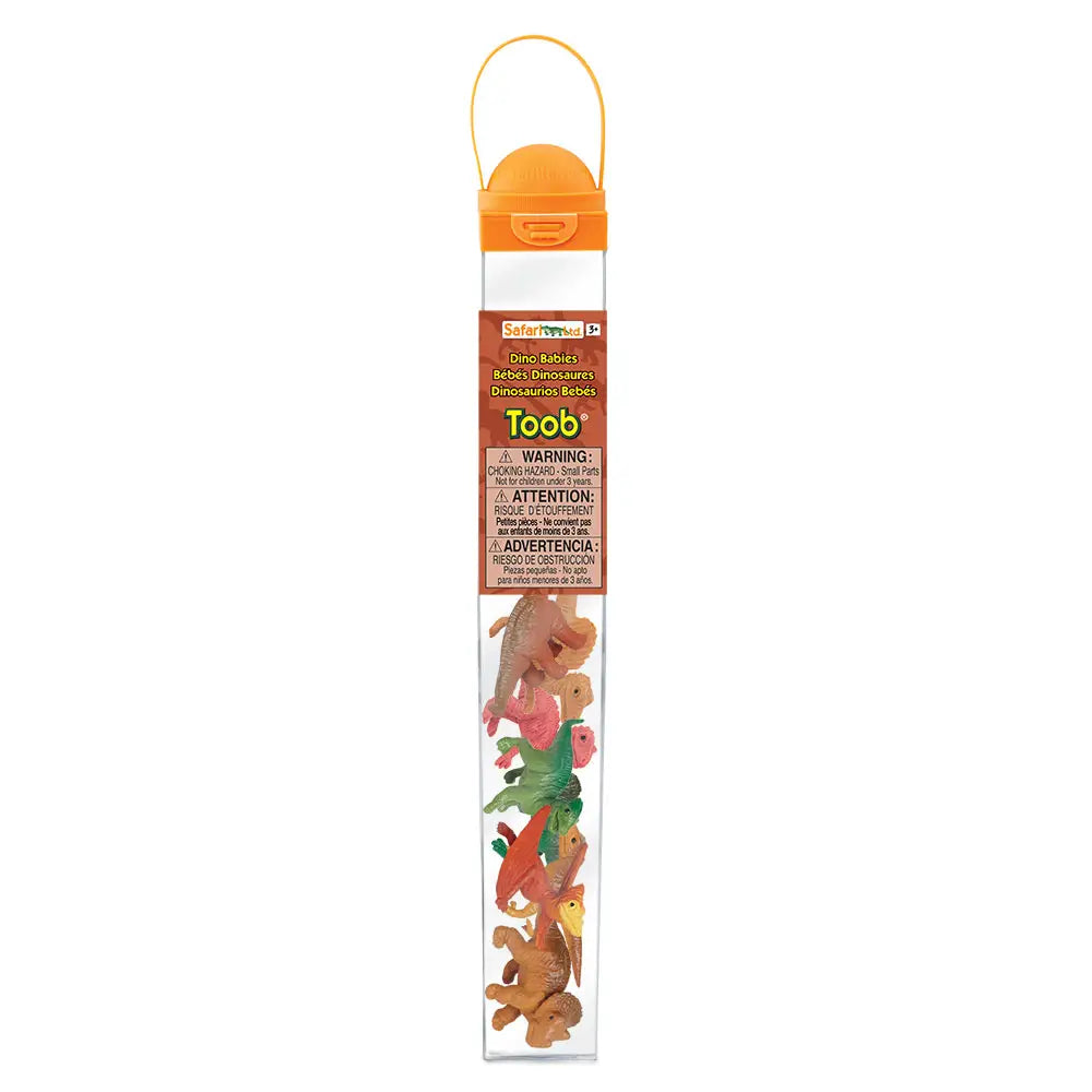Dinosaur babies toy toob- Brown