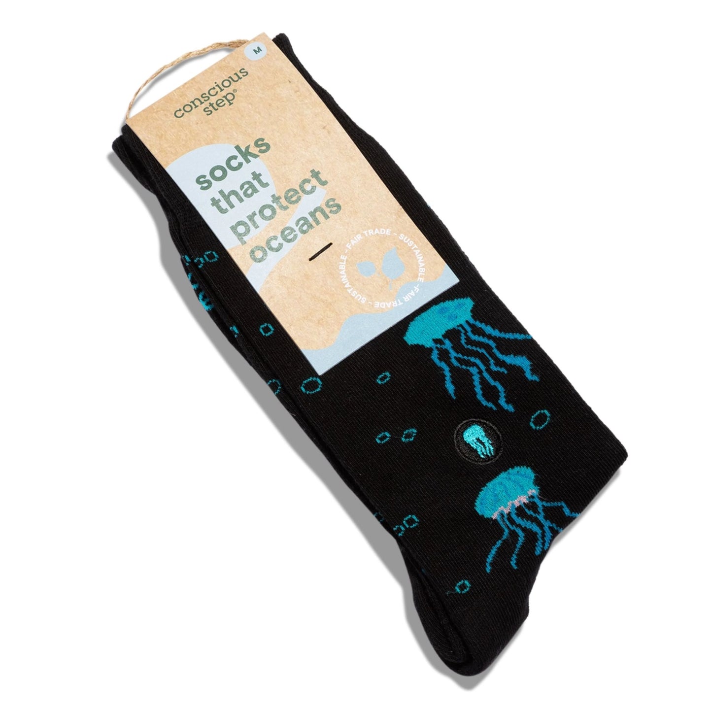 socks that protect jellyfish black and turquoise