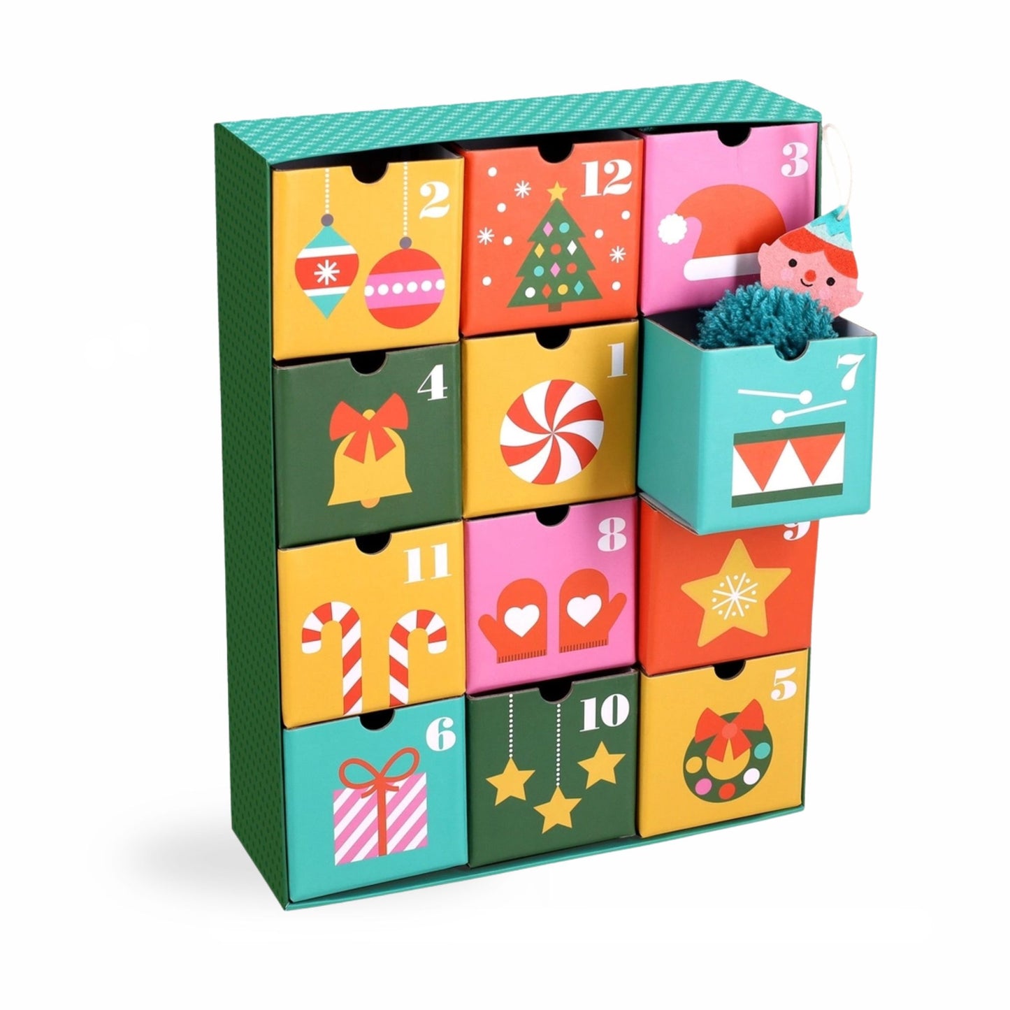 12 Crafts to Christmas Advent Calendar Activity Kit