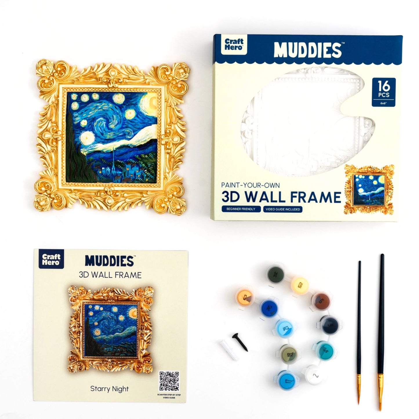 3D Painting Activity Set Starry Night