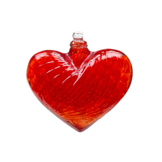 3 inch heart in red
