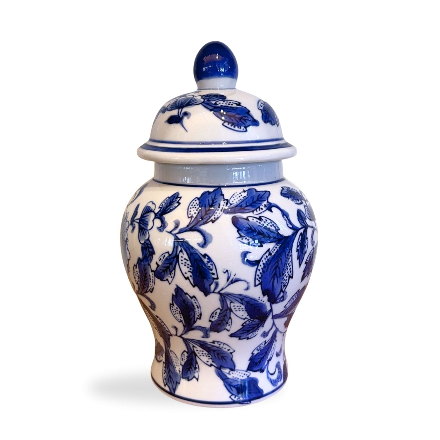 8 Inch Tea and Ginger Vessel with Cover