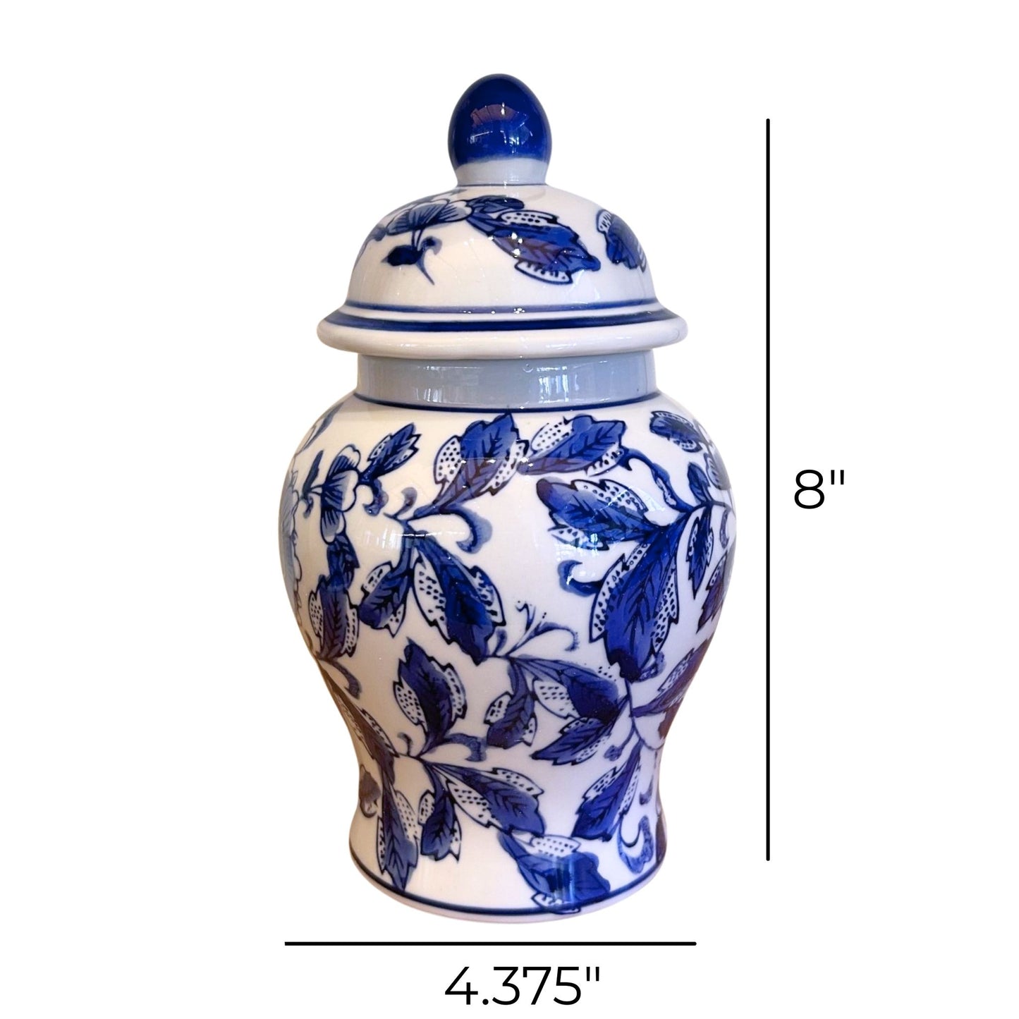 8 Inch Vessel with Cover Measurements