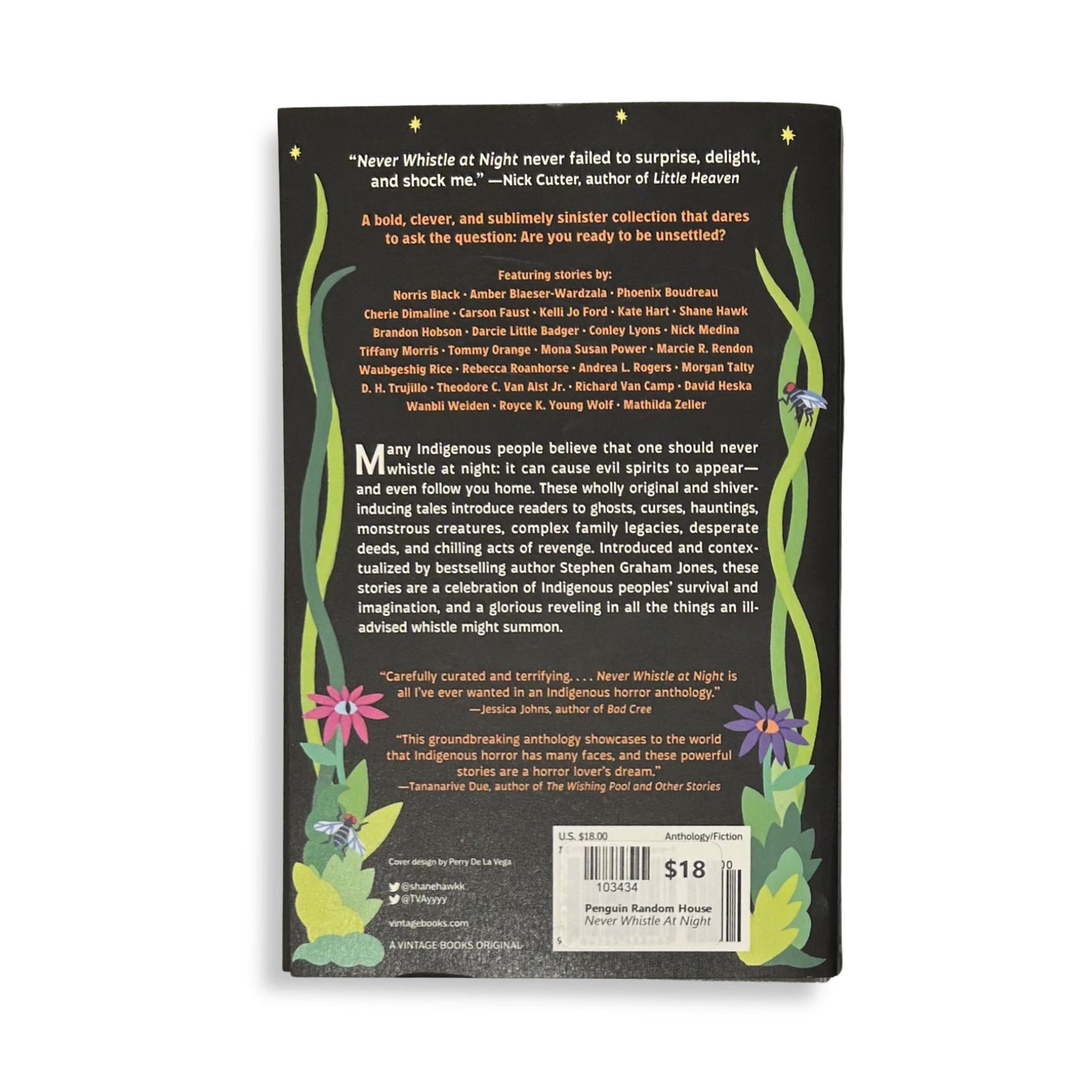 An Indigenous Dark Fiction Anthology Never Whistle at Night