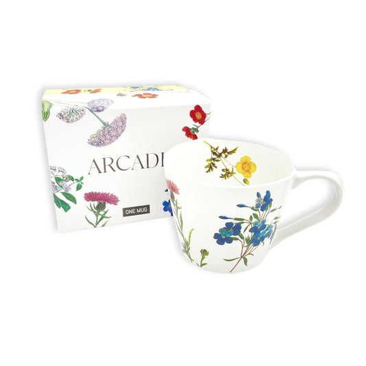arcadia floral coffee cup gift