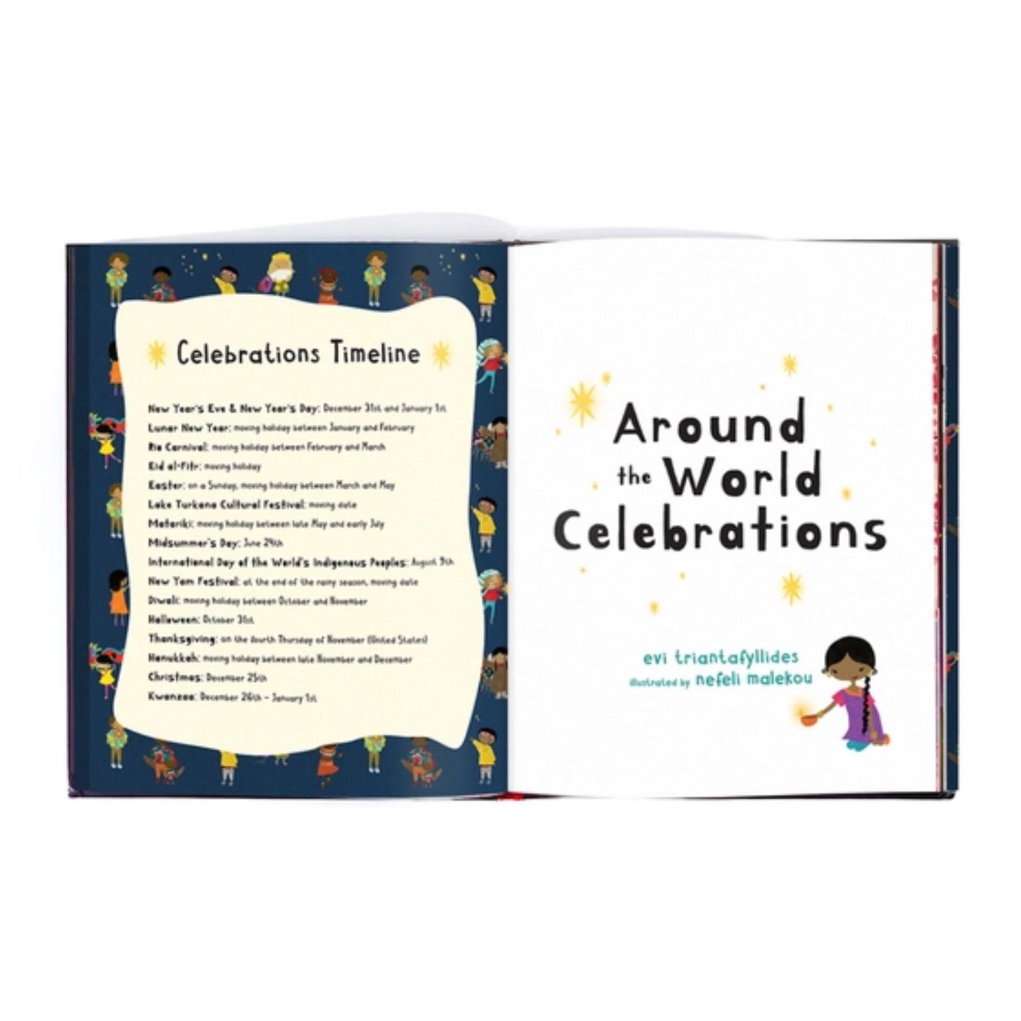 Around the World Celebrations Book by Evi Triantafyllides