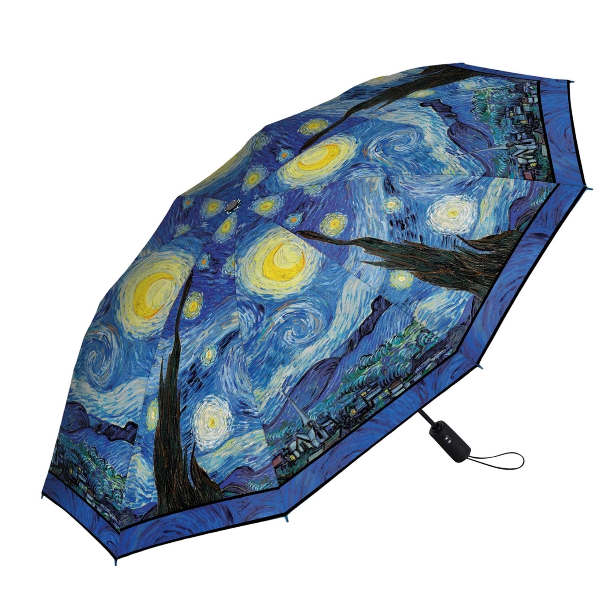 Art inspired van Gogh Starry night Folding Travel Umbrella