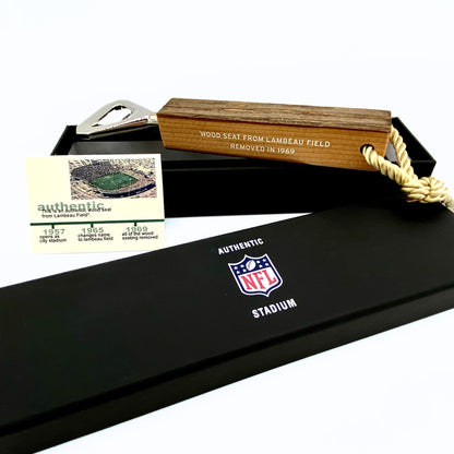 Authentic Lambeau Field Seat Bottle Opener