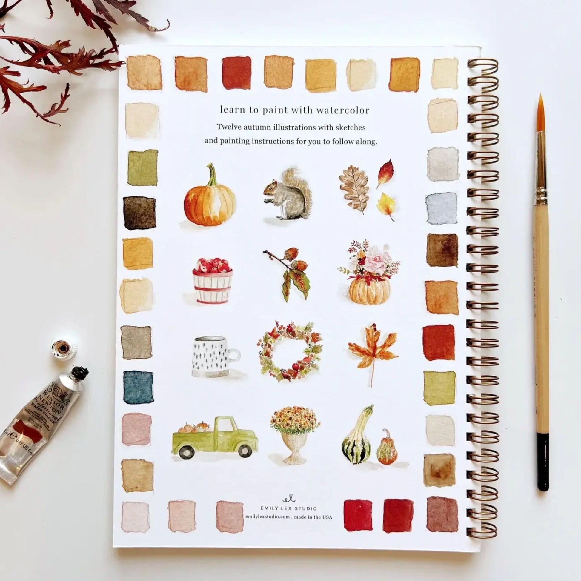 Autumn Fall Seasonal Water Color Paint Activity