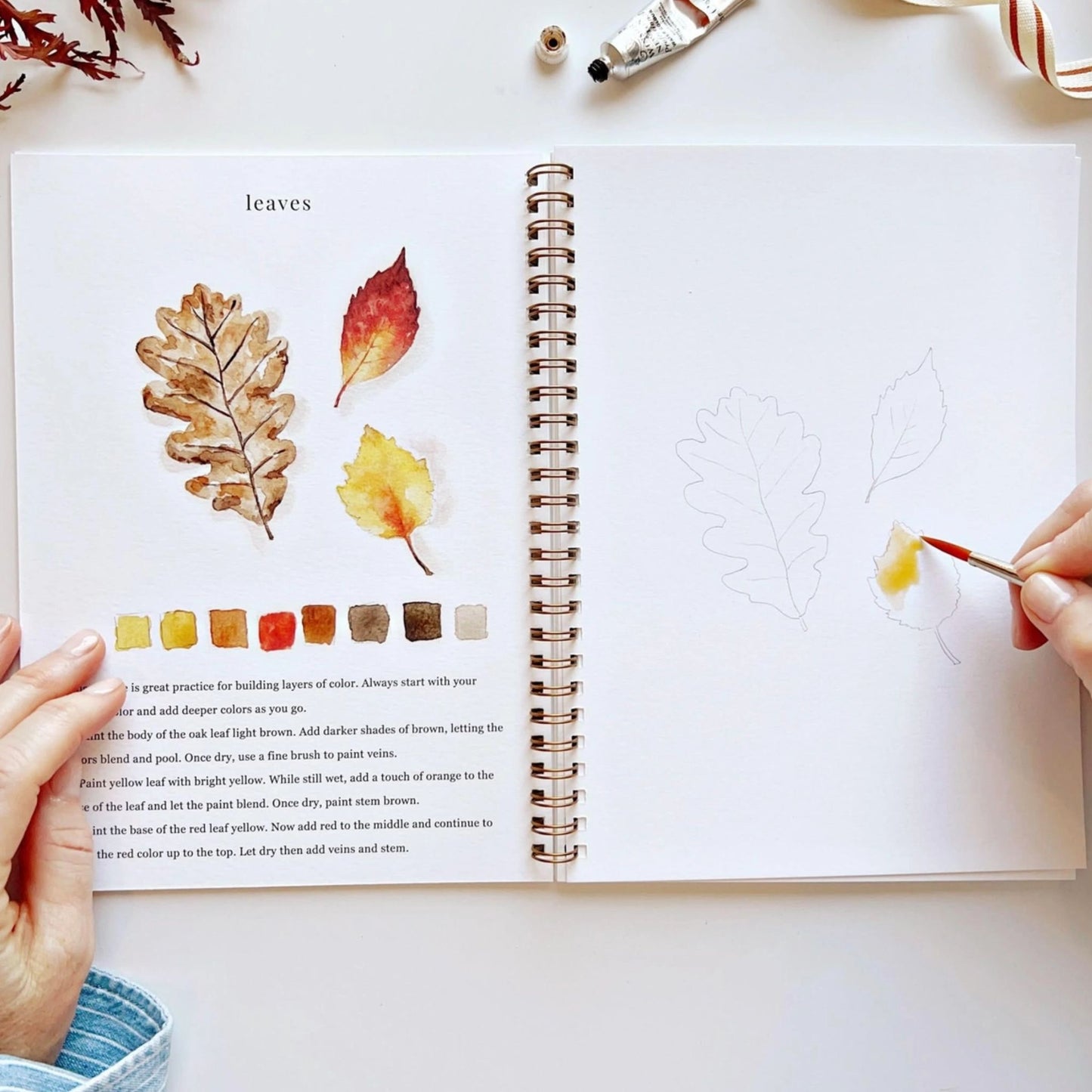 Autumn Leaves Creative Activity Book
