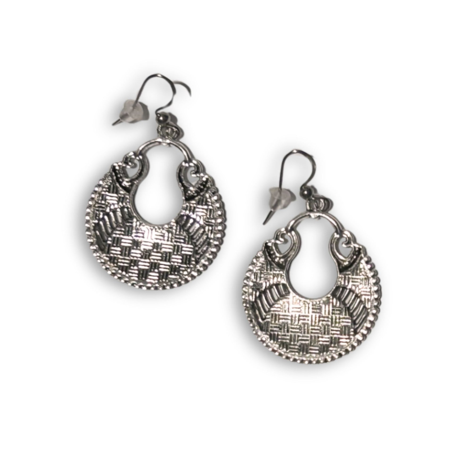 Bali Boho Earrings Silver Drop Style