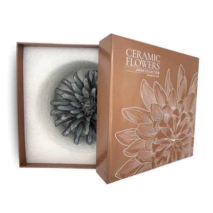 Blue and Gray Floral Bloom Wedding Decor Tablescape