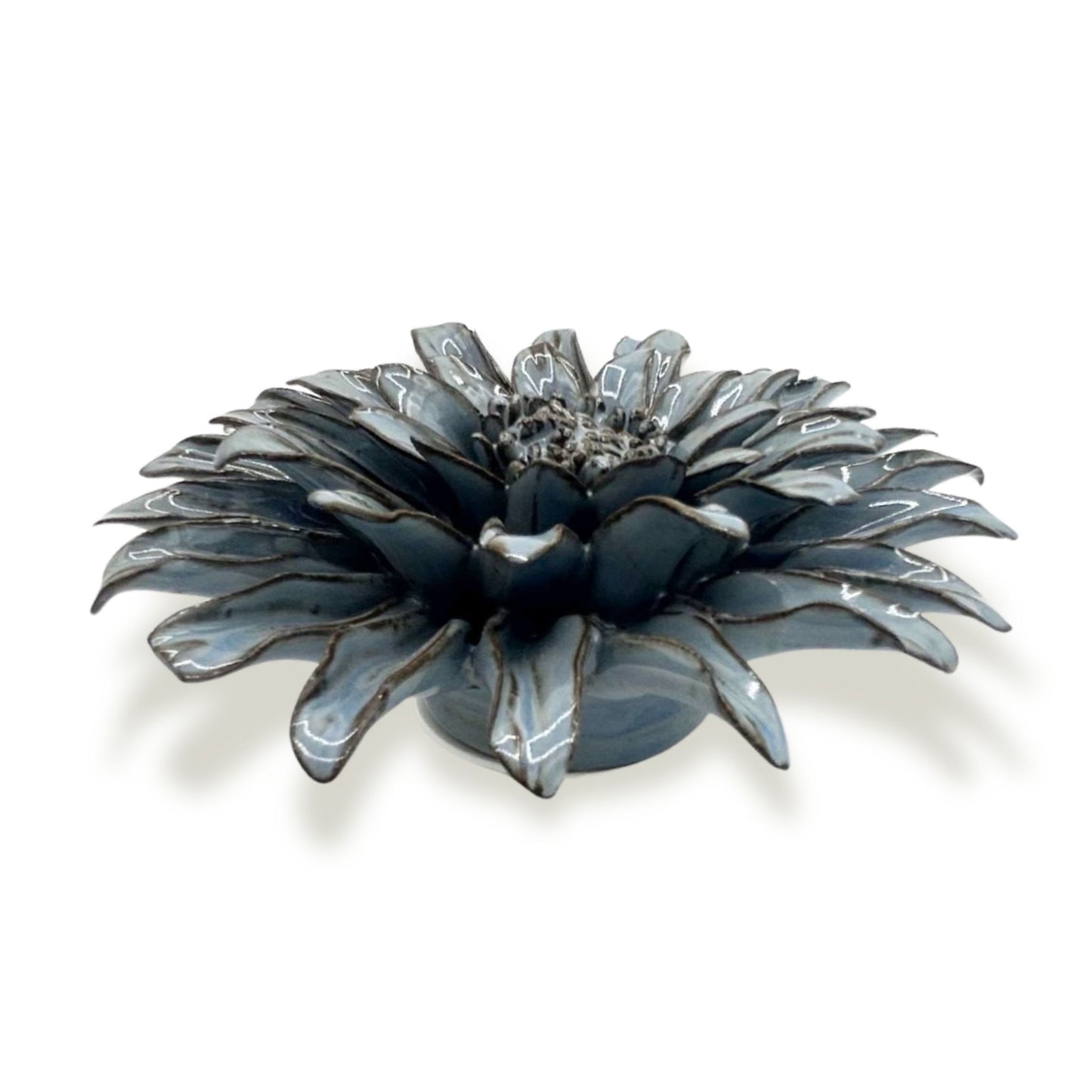 Blue and gray Gerbera Daisy Wall Art Decoration