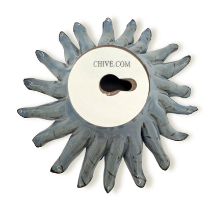 Blue and Grey Gerbera Daisy Flower Wall Hanging
