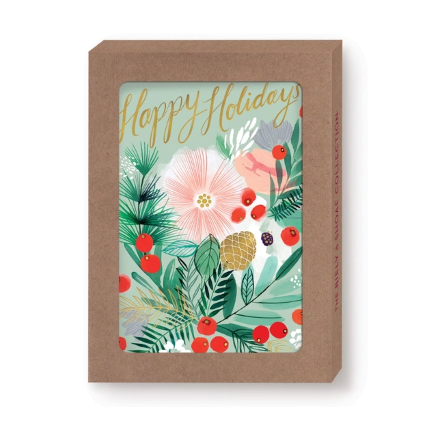 Boxed Holly Bouquet cards
