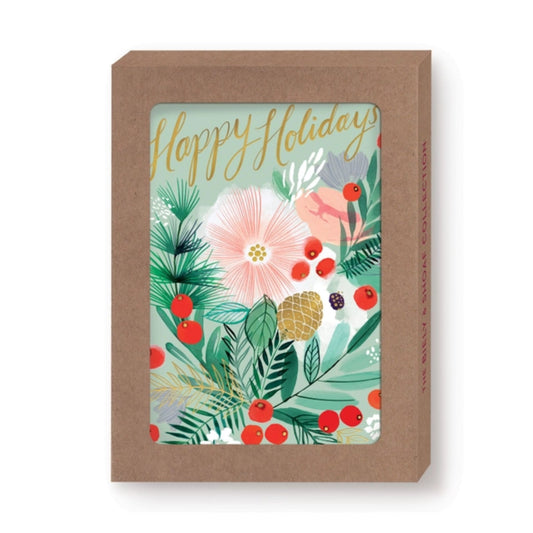 Boxed Holly Bouquet cards
