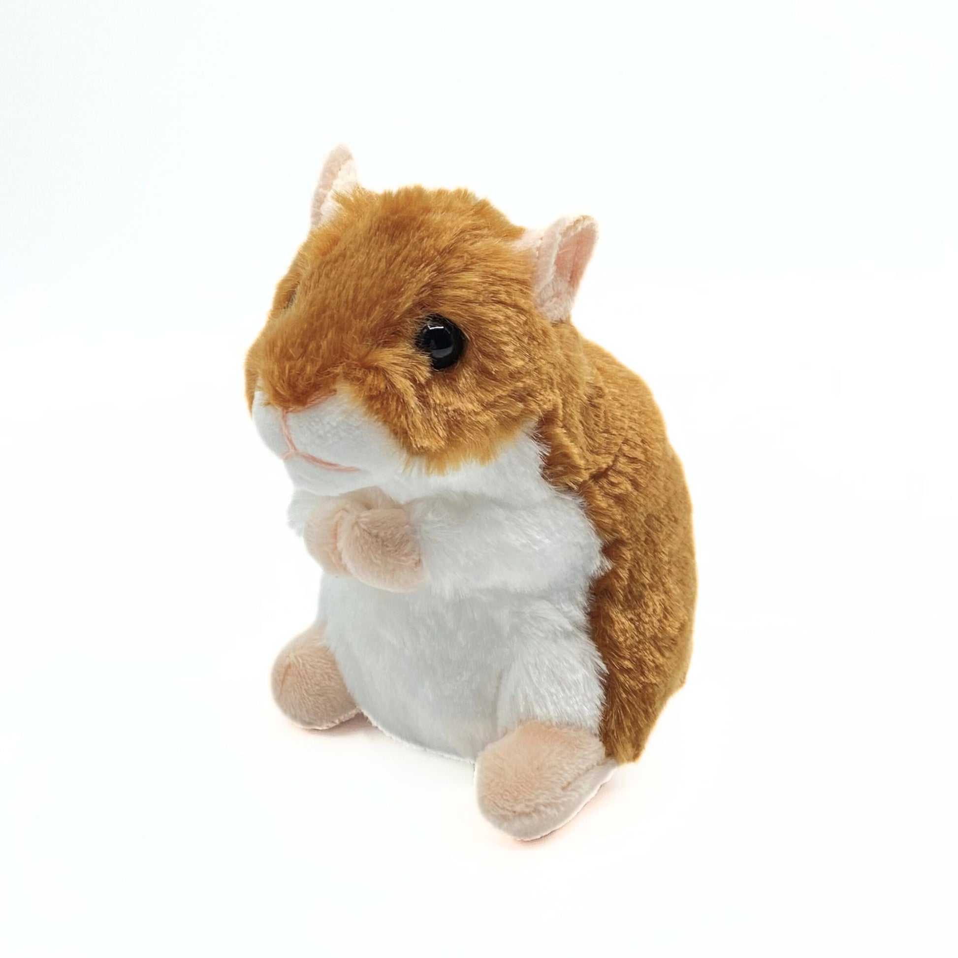 brushy caramel colored small stuffed animal