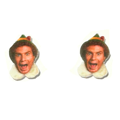 Buddy the Elf Christmas Earrings