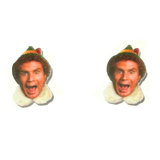 Buddy the Elf Christmas Earrings