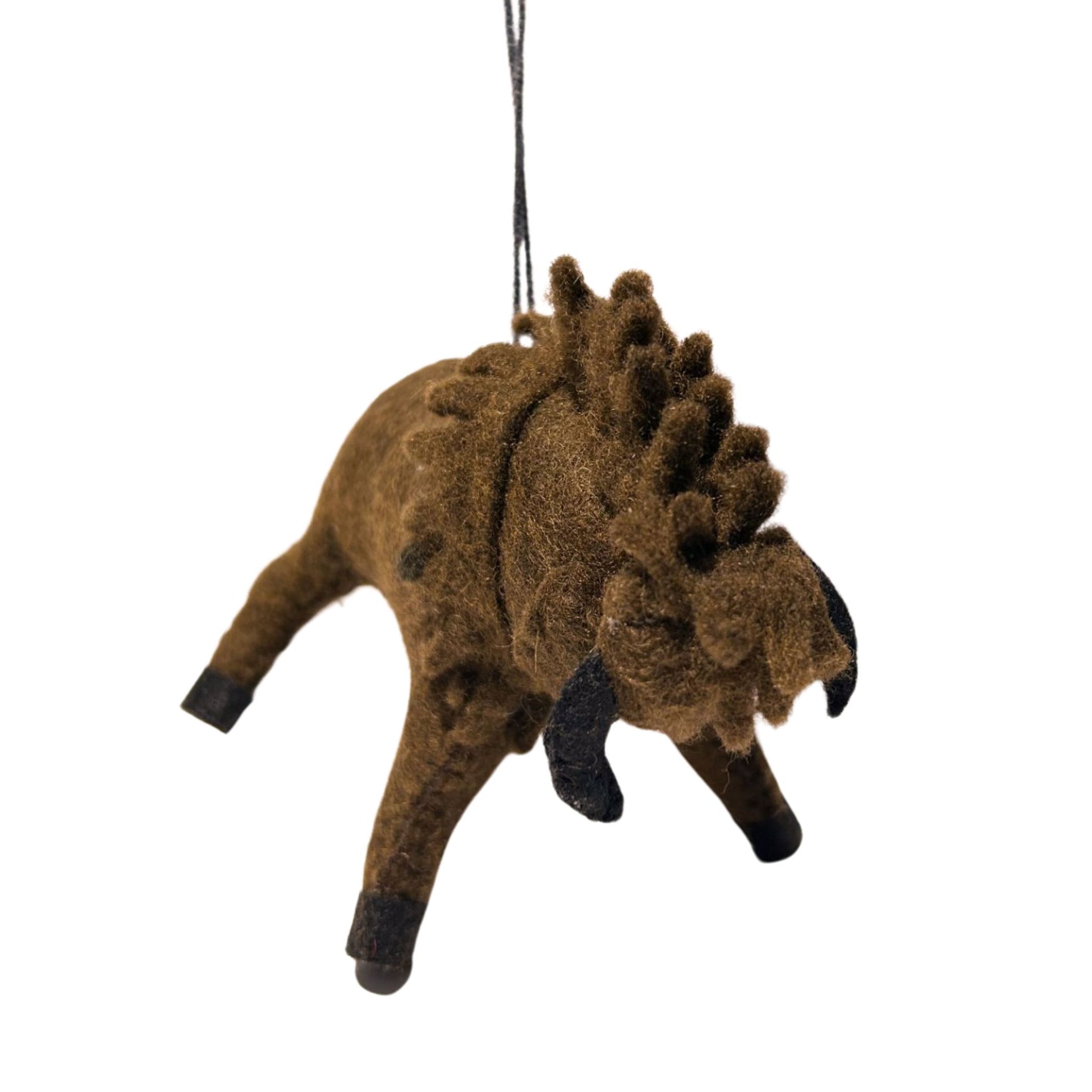 Buffalo Bison Felted Ornament